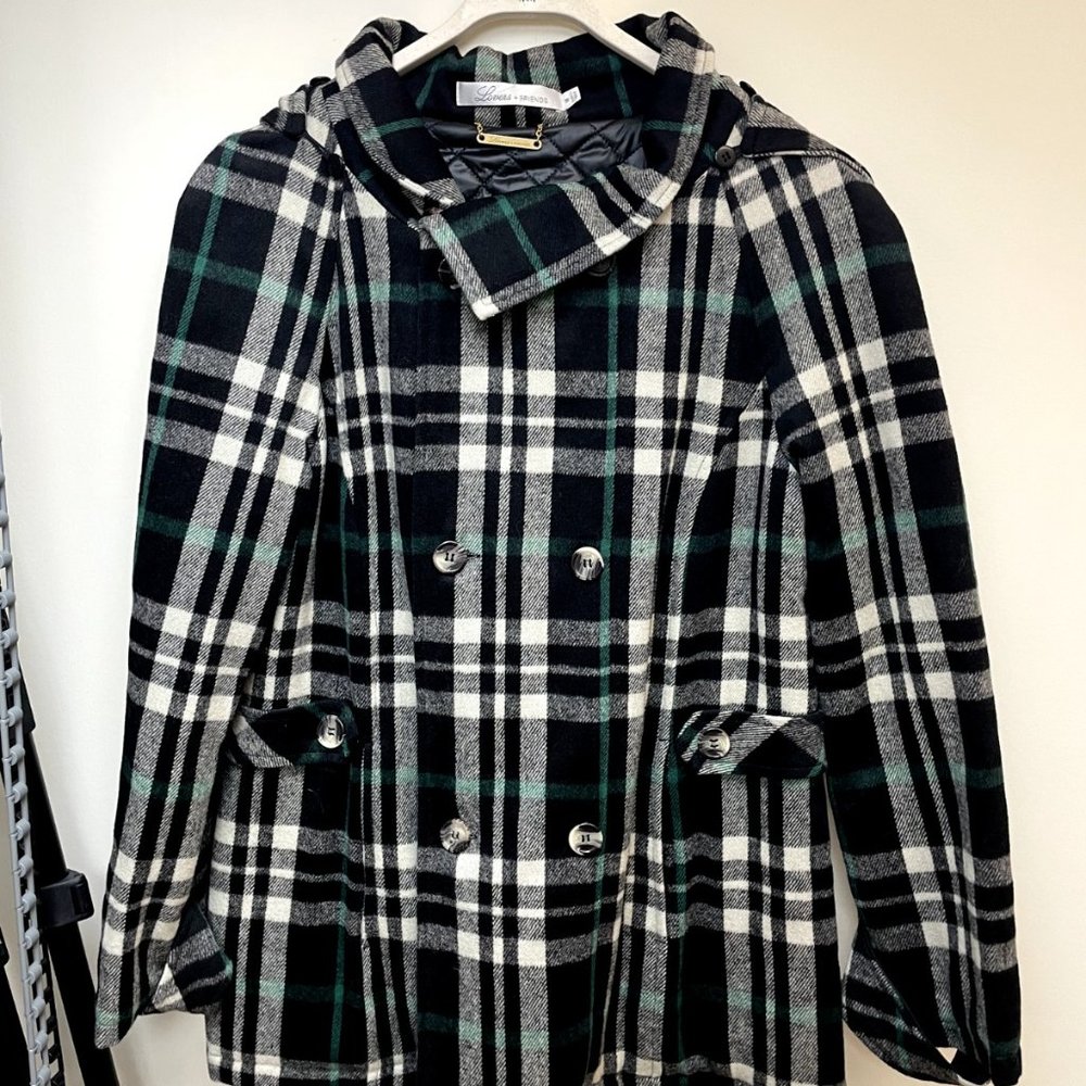 Isabel Marant H&M Lovers and Friends Plaid Jacket
